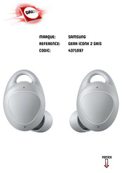 Samsung GEAR ICONX 2 Mode D'emploi