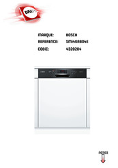 Bosch SMI46AB04E Mode D'emploi