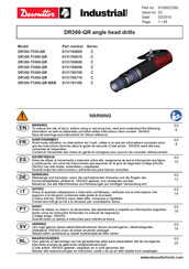 Desoutter DR300-T1000-QR Notice D'utilisation Originale