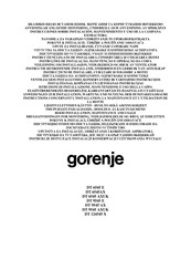 Gorenje DT 124545 X Instructions D'installation