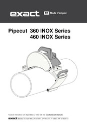 eXact Pipecut 360 INOX Serie Mode D'emploi