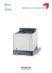 Kyocera ECOSYS P7040cdn Manuel D'utilisation