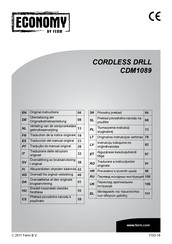 Ferm ECONOMY CDM1089 Traduction De La Notice Originale