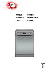 Hotpoint Ariston LFF 8B116 Mode D'emploi