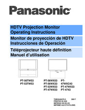 Panasonic PT-47WX33 Manuel D'utilisation