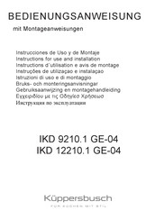 Kuppersbusch IKD 9210.1 GE-04 Instructions D'utilisation Et De Montage