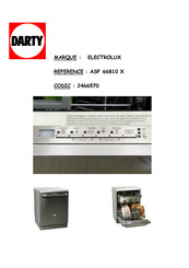 Electrolux Arthur Martin ASF 66810 X Notice D'utilisation