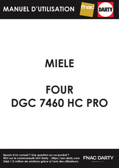 Miele DGC 7460 HC Pro Mode D'emploi Et Instructions De Montage