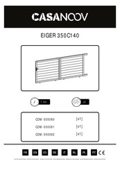 Casanoov EIGER 350C140 Mode D'emploi