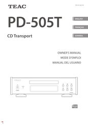 Teac PD-505T Mode D'emploi