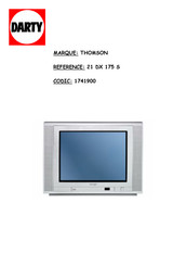 THOMSON 1741900 Manuel D'utilisation