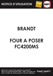 Brandt FC4200MS Manuel D'instructions