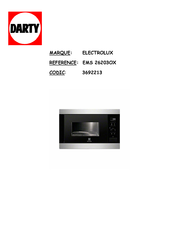 Electrolux EMS 26203OX Mode D'emploi