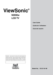 ViewSonic N2690w Guide De L'utilisateur