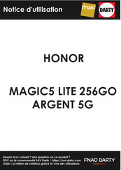 honor Magic5 Pro 5G Guide De L'utilisateur