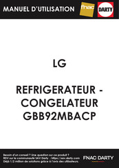 LG GBB92MBACP Manuel Du Propriétaire