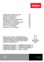 Amica SIO 655 Série Notice D'utilisation