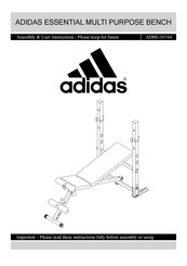 Adidas ESSENTIAL ADBE-10344 Instructions De Montage Et D'utilisation