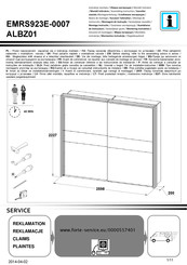 Forte EMRS923E-0007 Notice De Montage