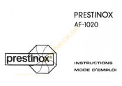 prestinox AF-1020 Mode D'emploi