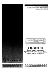 Sherwood DD-3010C Manuel D'installation Et D'utilisation