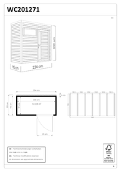 Bertilo WC201271 Instructions De Montage