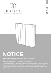 Thermance Prio RAD20065 Notice D'installation, D'utilisation Et D'entretien