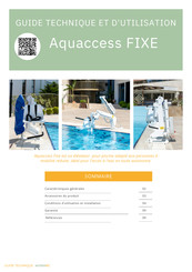 AccessRec Aquaccess FIXE Guide D'utilisation