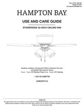 Hampton 1001 208 005 Guide D'utilisation Et D'entretien