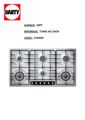 NEFF T29R8 Serie Mode D'emploi