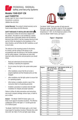 Federal Signal 154XSTHI Manuel D'instructions