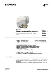 Siemens SSP31 Série Bulletin Technique