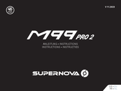 Supernova M99 PRO 2 Instructions