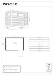 Bertilo WC201311 Instructions De Montage