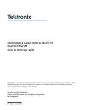 Tektronix 4 B Série Guide De Démarrage Rapide