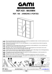 Gami MAXIMIN H2X 180 Instructions De Montage