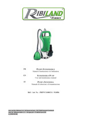 Ribimex Ribiland PRPVC1100CI/1 Manuel D'instructions Et D'utilisation