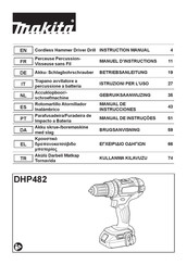 Makita DHP482RTJ Manuel D'instructions