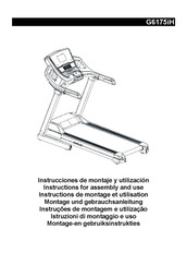 BH FITNESS G6175iH Instructions De Montage Et Utilisation