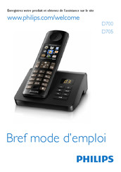 Philips D705 Mode D'emploi