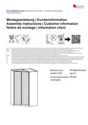 Rauch AG425.2336 Notice De Montage