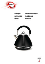 Morphy Richards M102002EE Mode D'emploi