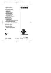 Einhell LE-OF 1400E Mode D'emploi