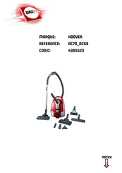 Hoover AC70 AC69 Manuel D'utilisation