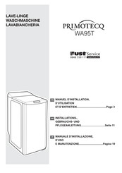 FUST PRIMOTECQ WA95T Manuel D'installation, D'entretien Et D'utilisation