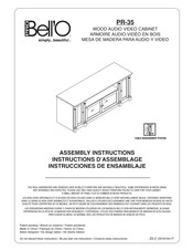 Bell'O PRO PR-35 Instructions D'assemblage