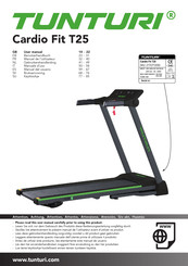 Tunturi Cardio Fit T25 Manuel De L'utilisateur