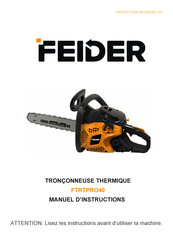 Feider FTRTPRO40 Manuel D'instructions