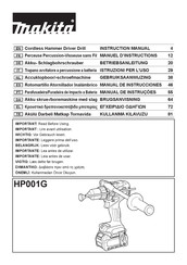 Makita HP001GM Manuel D'instructions