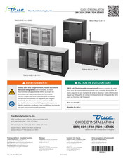 True EDR Serie Guide D'installation